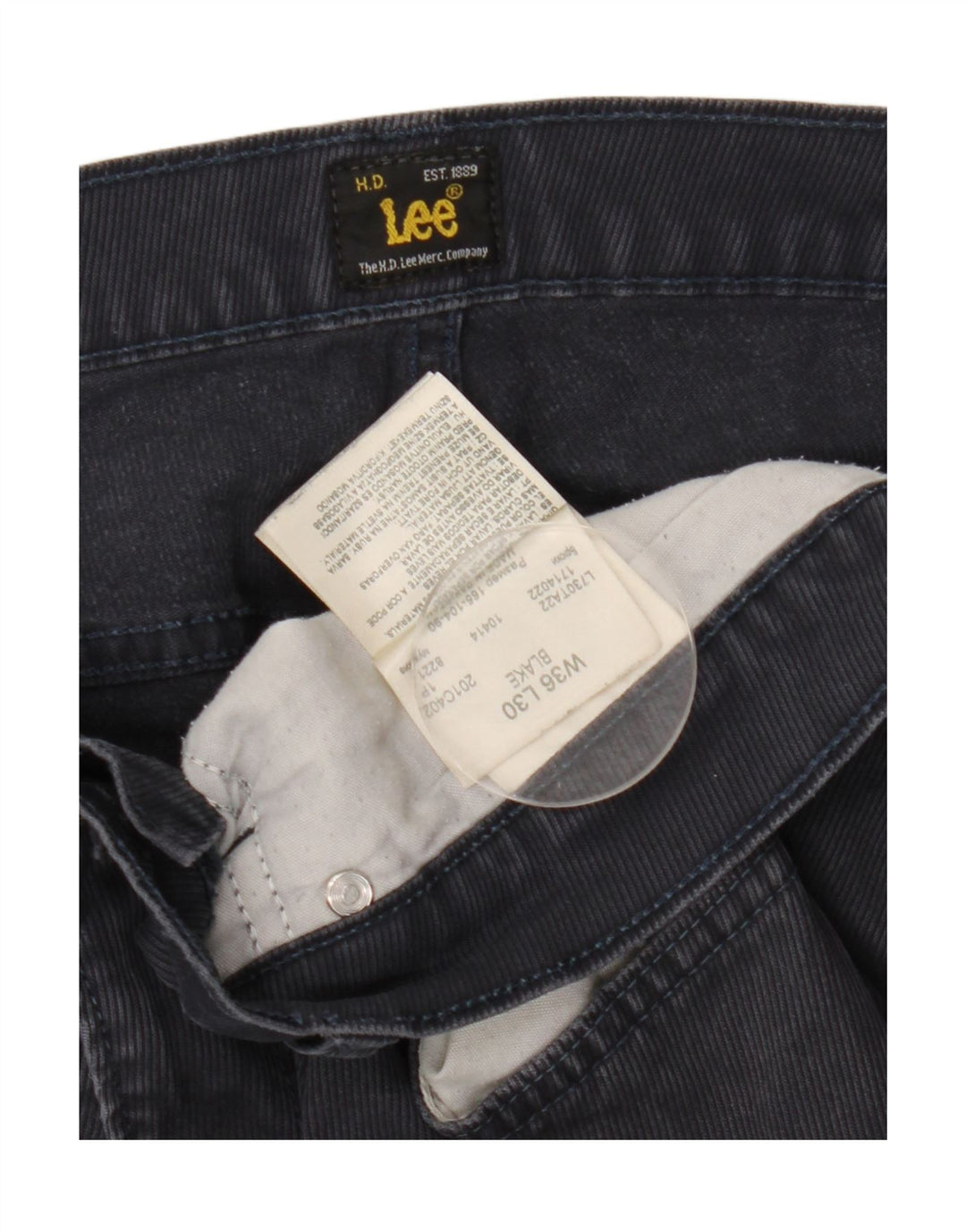 Lee Mens Blake Straight Jeans W36 L30 Plavi pamuk