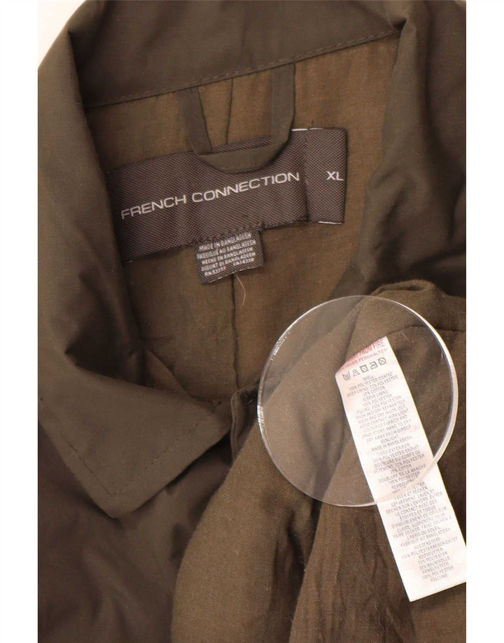 French Connection muški gornji kaput UK 42 XL kaki poliester