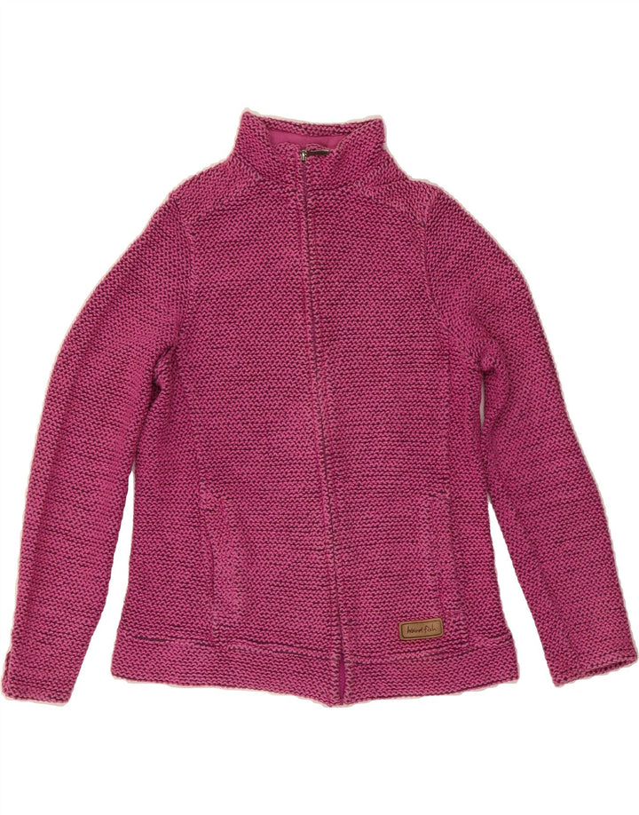 WEIRD FISH Womens Tracksuit Top Jacket UK 10 Small Pink Cotton Vintage Weird Fish and Second-Hand Weird Fish from Messina Hembry 