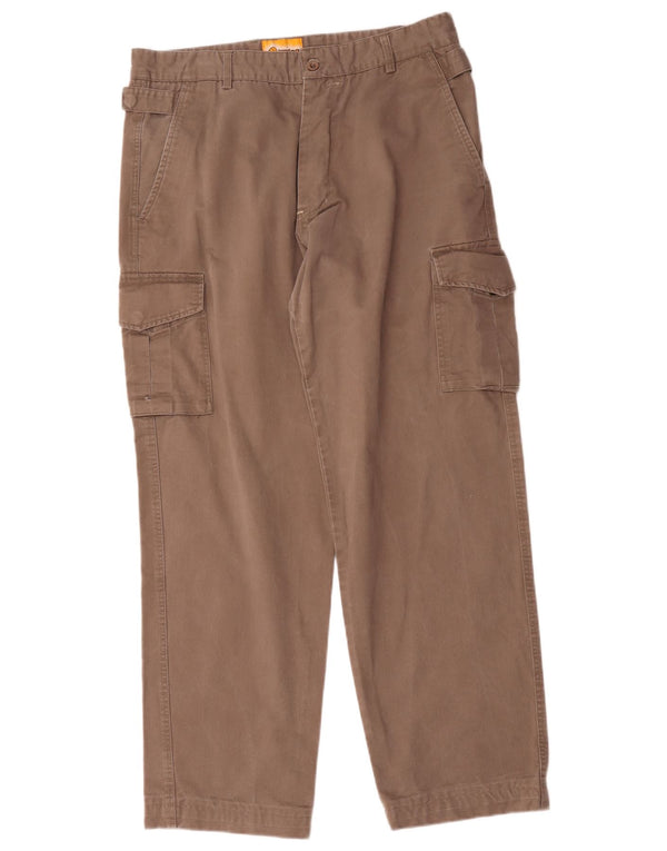 Vintage muške ravne kargo hlače IT 52 XL W36 L32 Bež