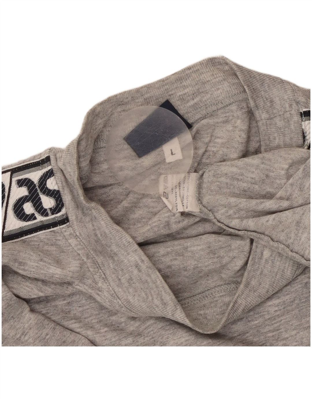 ASICS muška majica kratkih rukava s grafičkim motivima, veliki sivi flekasti pamuk