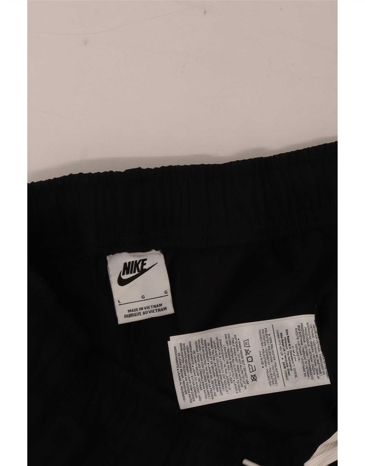 Nike muške hlače za trenirku, velike crne poliesterske hlače