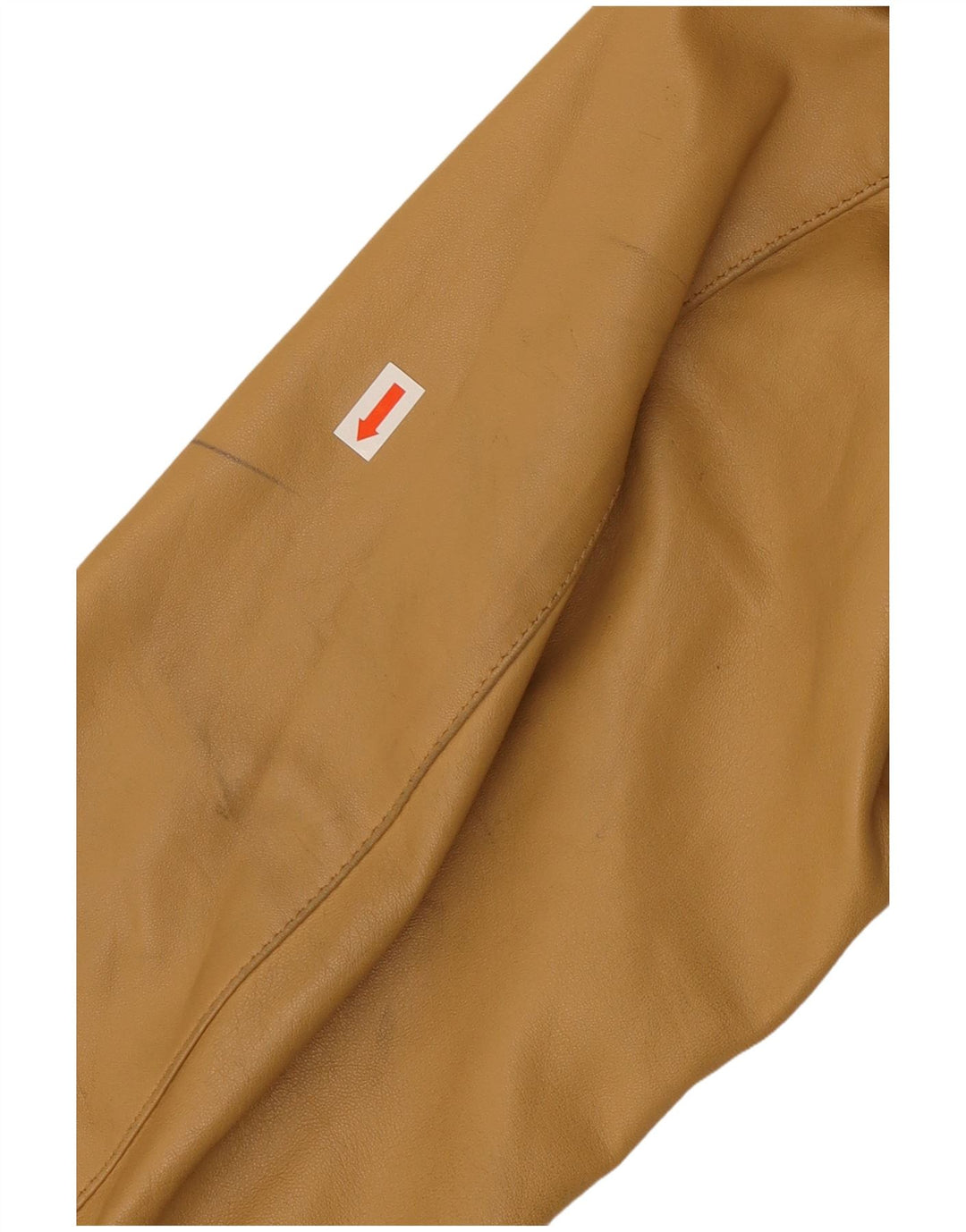 VINTAGE ženska kožna jakna IT 52 2XL bež koža