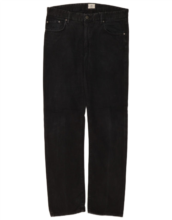 CERRUTI 1881 Muške ravne traperice W36 L34 crne