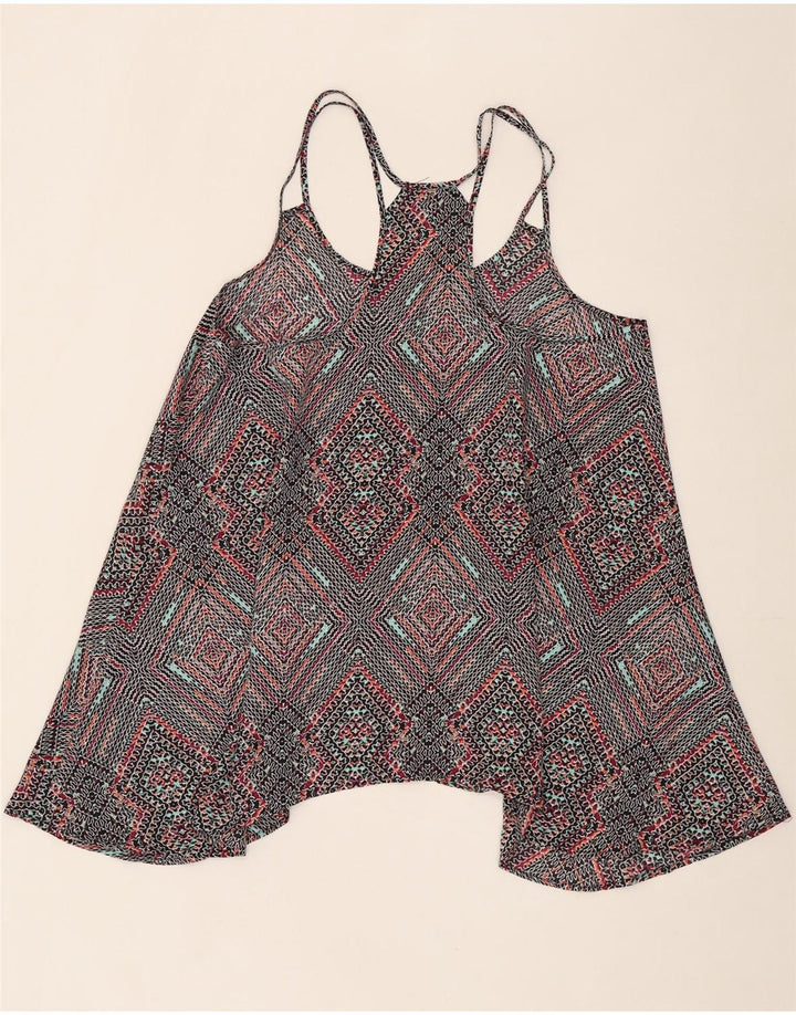 MOSSIMO Womens Sleeveless Tunic Top UK 16 Large Multicoloured Geometric Vintage Mossimo and Second-Hand Mossimo from Messina Hembry 