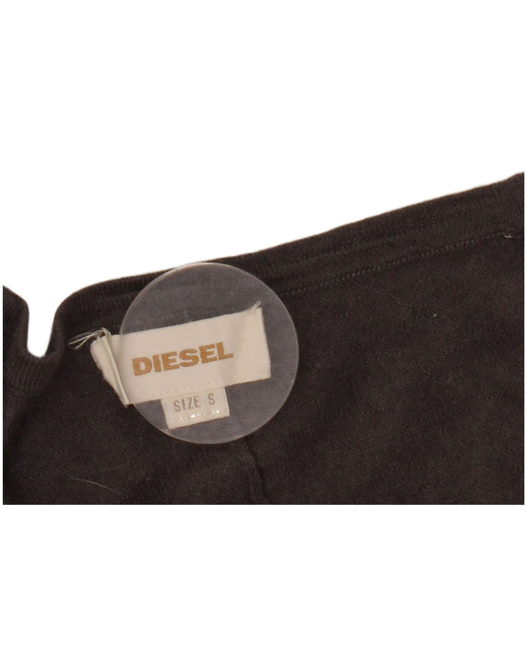 DIESEL Ženski dugi kardigan pulover UK 10 Small Grey Colourblock