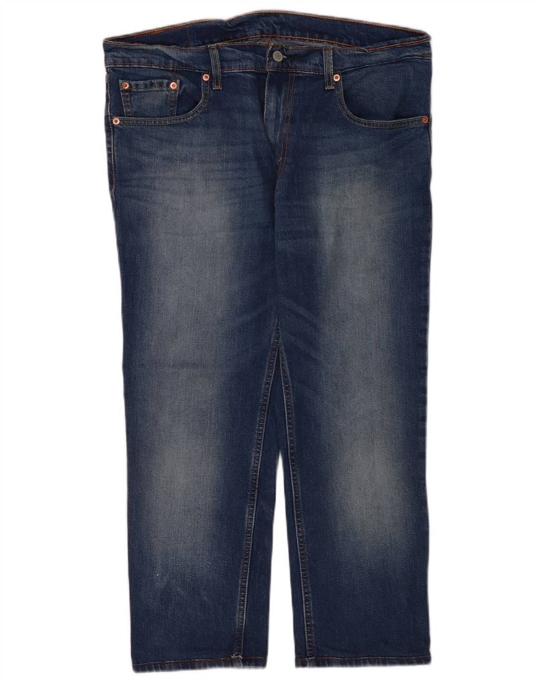 Levi's skraćene muške traperice W36 L24 plavi pamuk