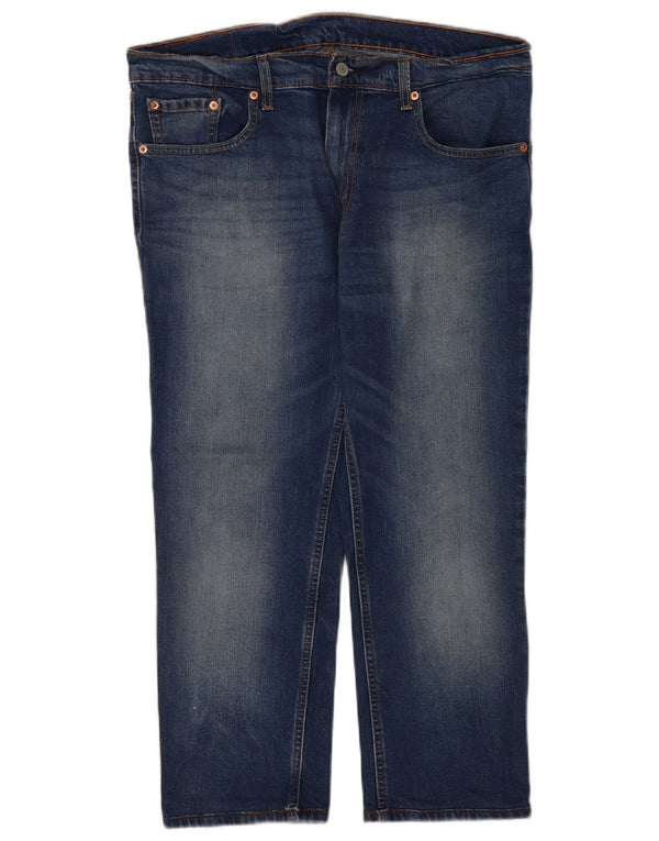 Levi's Mens Cropped Jeans W36 L24 Blue Cotton