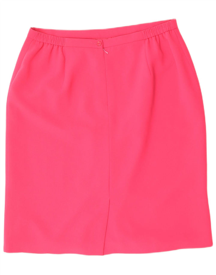 Eastex ženska pencil suknja EU 46 XL W36 ružičasti poliester