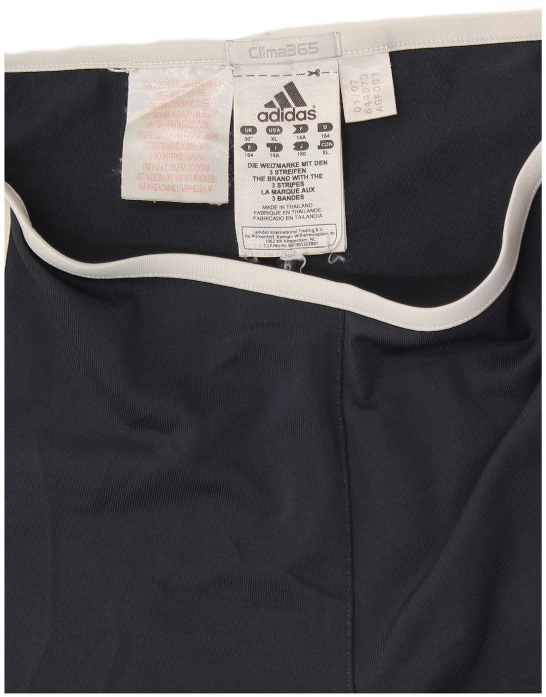 ADIDAS Hlače za trenirku Clima 365 za dječake 13-14 godina tamnoplavi poliester