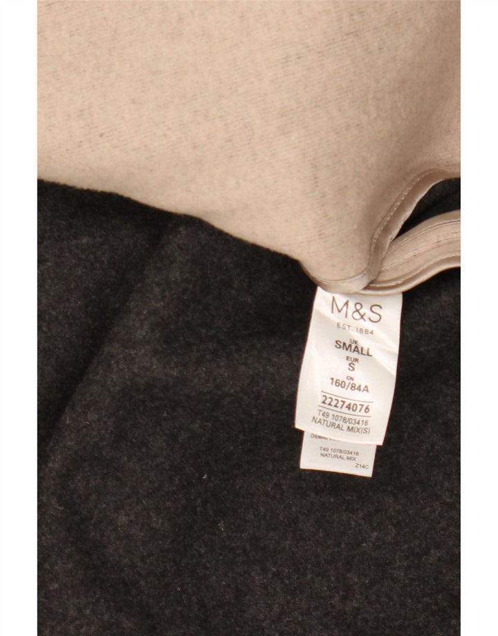 Marks & Spencer ženski otvoreni kaput UK 10 Small Beige Polyester