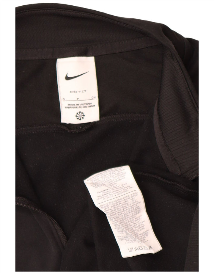 Nike Dri Fit majica s izrezom s patentnim zatvaračem i gornji dio male crne trenirke