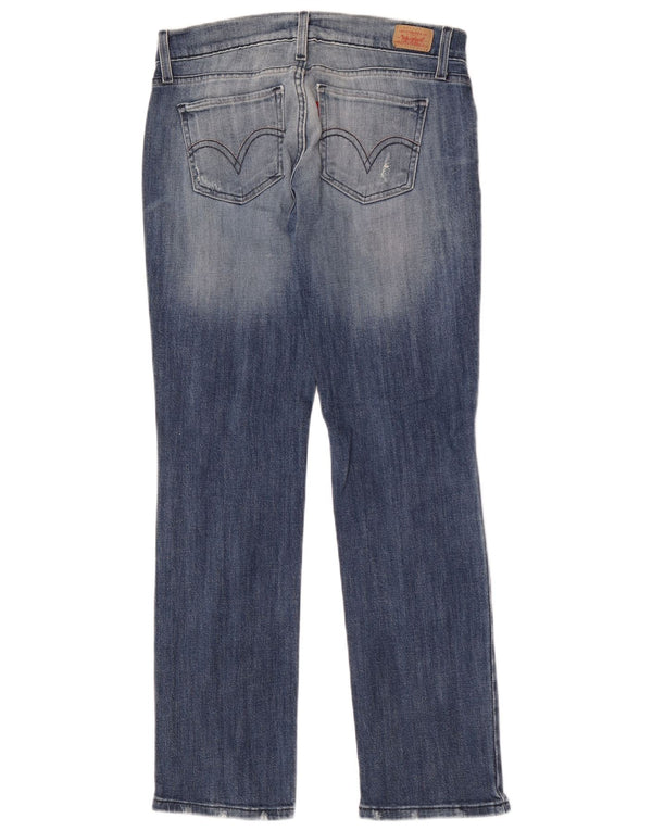 Levi's ženske 524 super niske ravne traperice US 9 srednje W30 L30 plavi pamuk