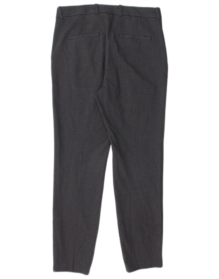 Zara žensko usko odijelo Hlače EU 40 Srednje W30 L28 Siva Houndstooth