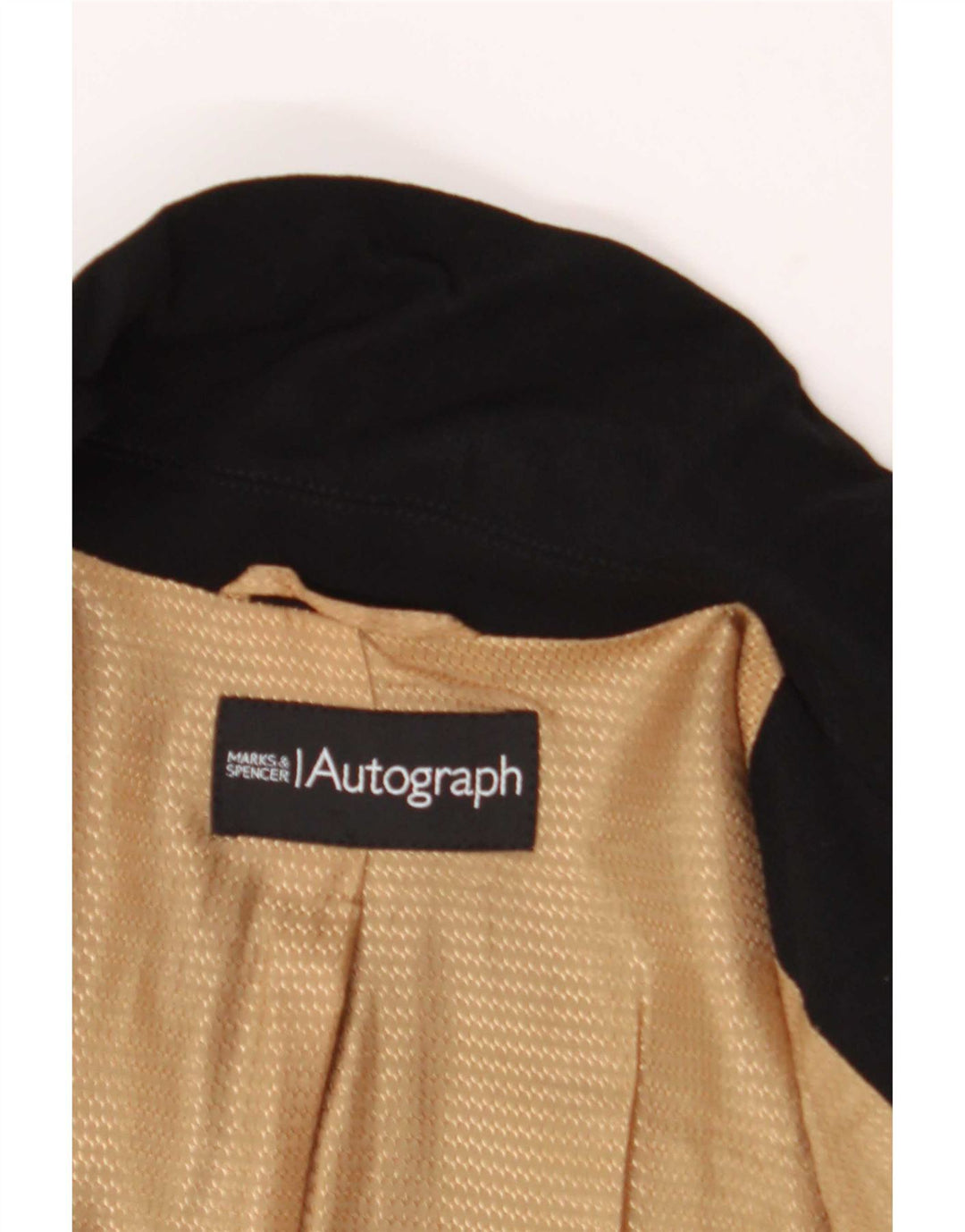 Marks & Spencer Womens Autograph 2 Button Blazer Jacket UK 8 Small Black