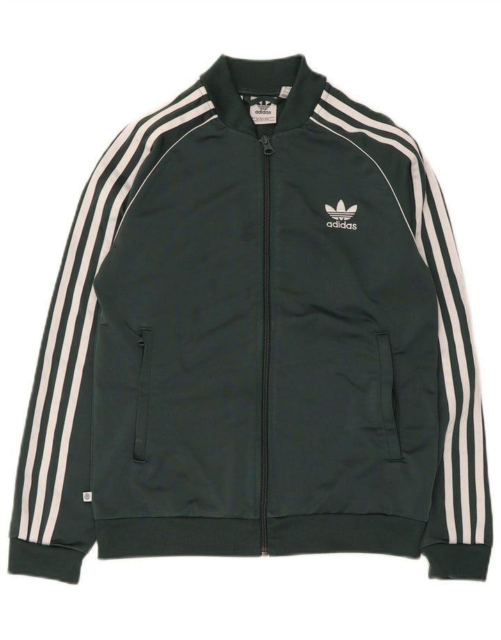 Adidas trenirka za dječake, 11-12 godina, zelena poliesterska jakna