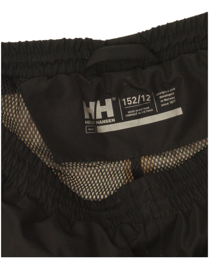 Vjetrovke Helly Hansen za dječake od 11 do 12 godina crne poliesterske hlače