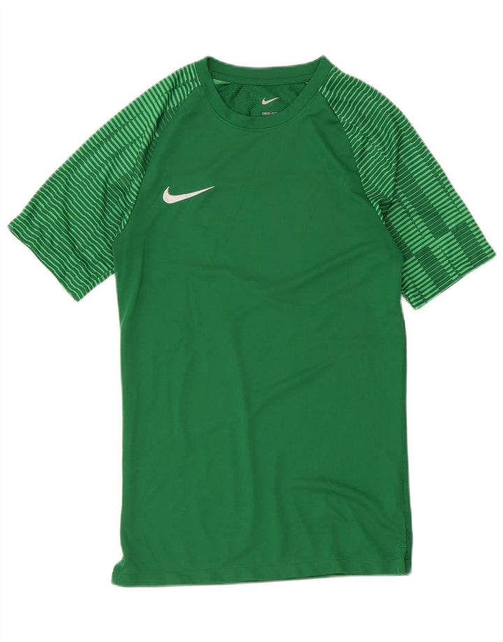 Nike Dri Fit Slim Majica kratkih rukava Mali zeleni prugasti poliester