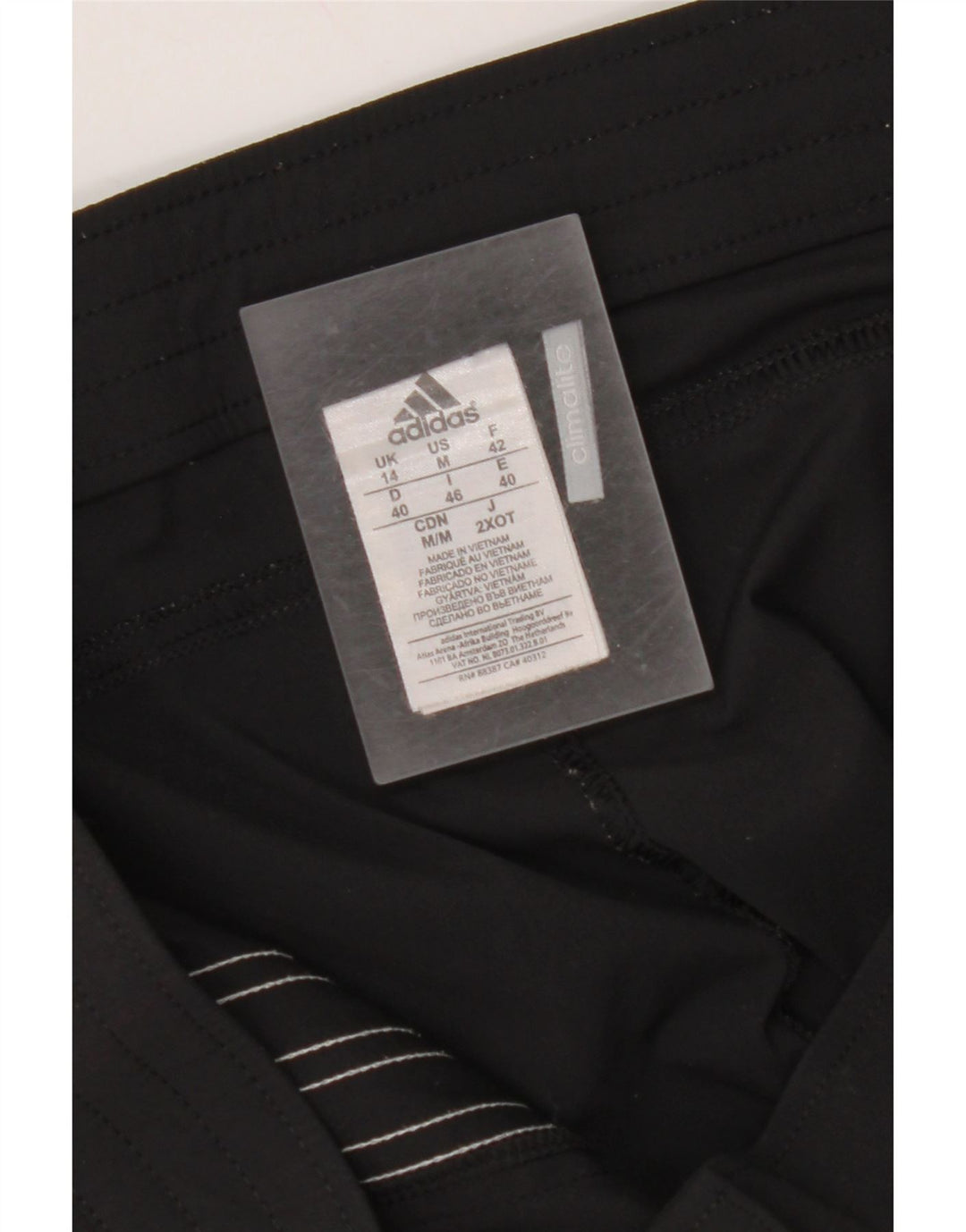 Ženske sportske kratke hlače ADIDAS Climalite Bermuda UK 14 Srednji crni poliamid