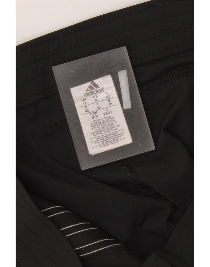 Ženske sportske kratke hlače ADIDAS Climalite Bermuda UK 14 Srednji crni poliamid