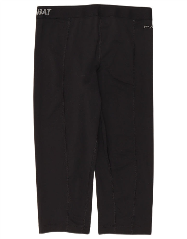Nike Ženske Dri Fit Graphic Capri tajice UK 12 srednje crne