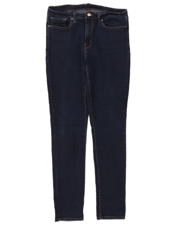 Levi's ženske uske traperice W31 L30 tamnoplavi pamuk
