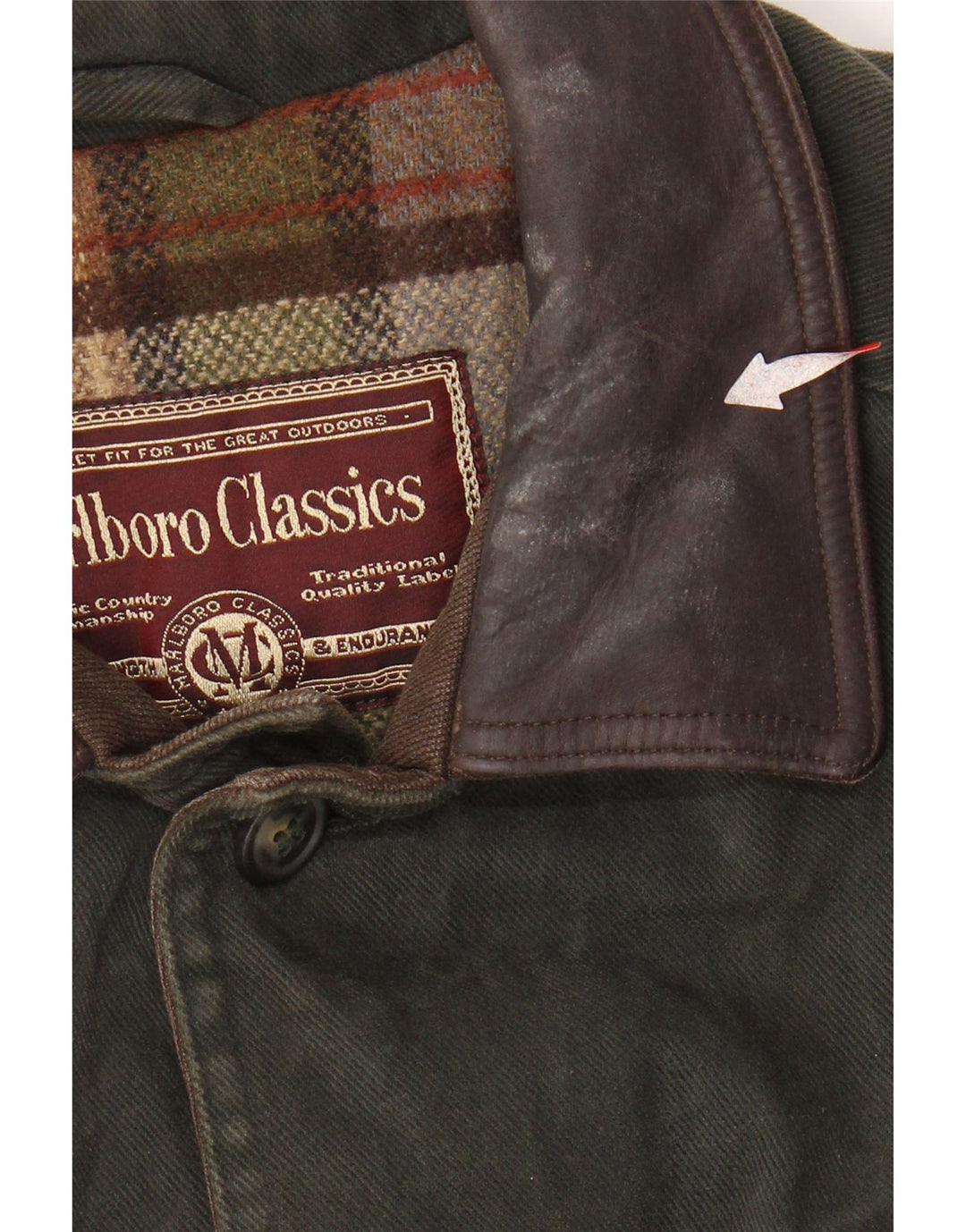 MARLBORO CLASSICS muška pomoćna jakna UK 38 srednje kaki boje