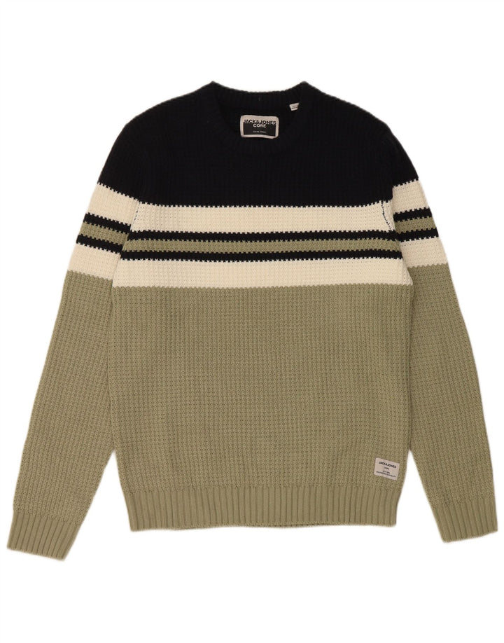 Jack & Jones muški džemper s okruglim izrezom srednje raznobojne boje