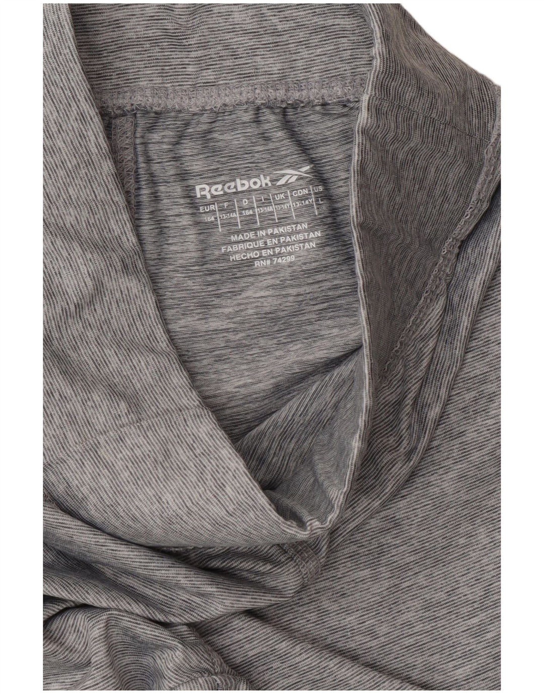 REEBOK Tajice za djevojčice 13-14 godina Sivi poliester u boji