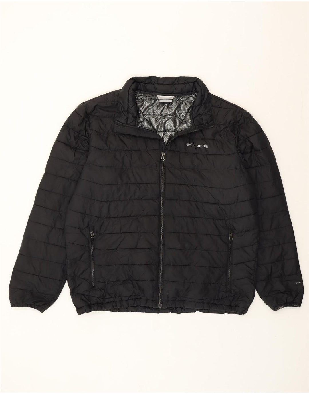 Columbia muška podstavljena jakna UK 42 XL crni poliester