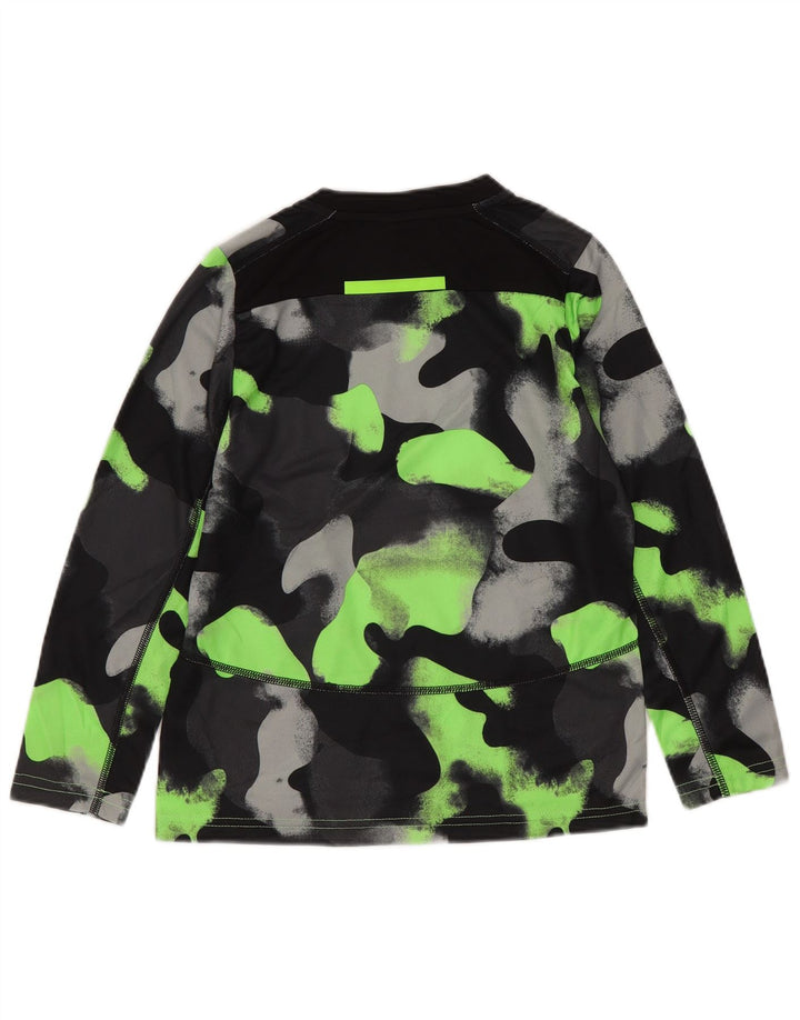 Russell atletska majica za dječake Dri-Power s dugim rukavima 6-7 godina, mala crna