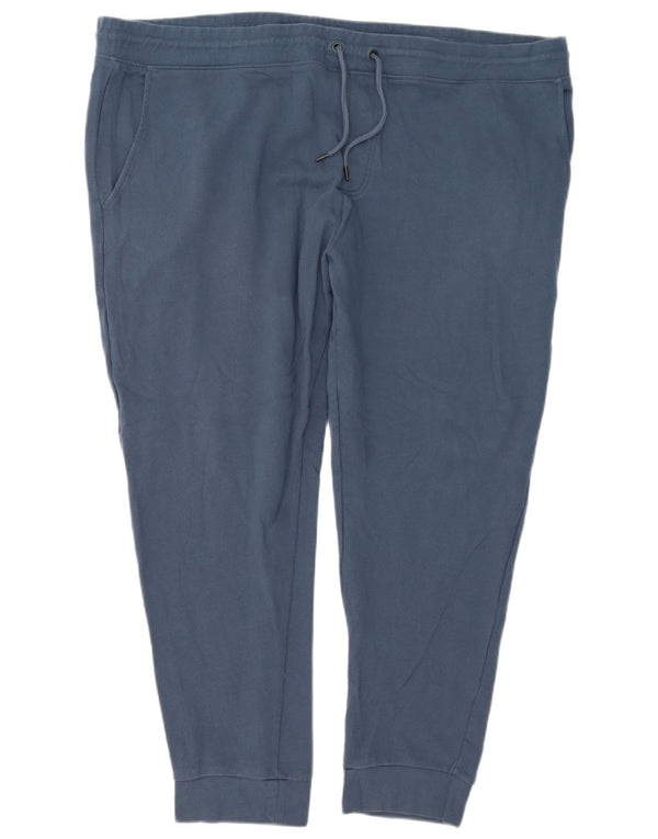 Marks & Spencer muška trenirka hlače Joggers 4XL plavi pamuk