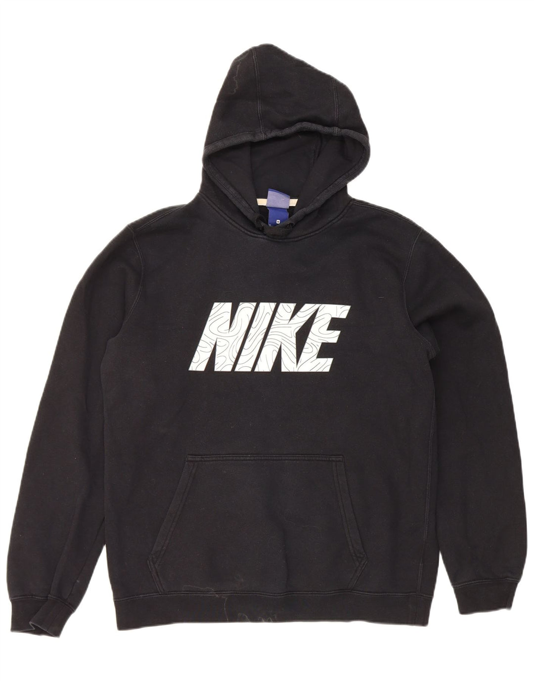 Nike muška majica s kapuljačom srednje veličine, crni pamuk
