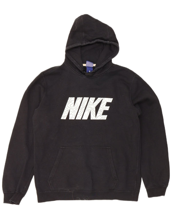 Nike muška majica s kapuljačom srednje veličine, crni pamuk