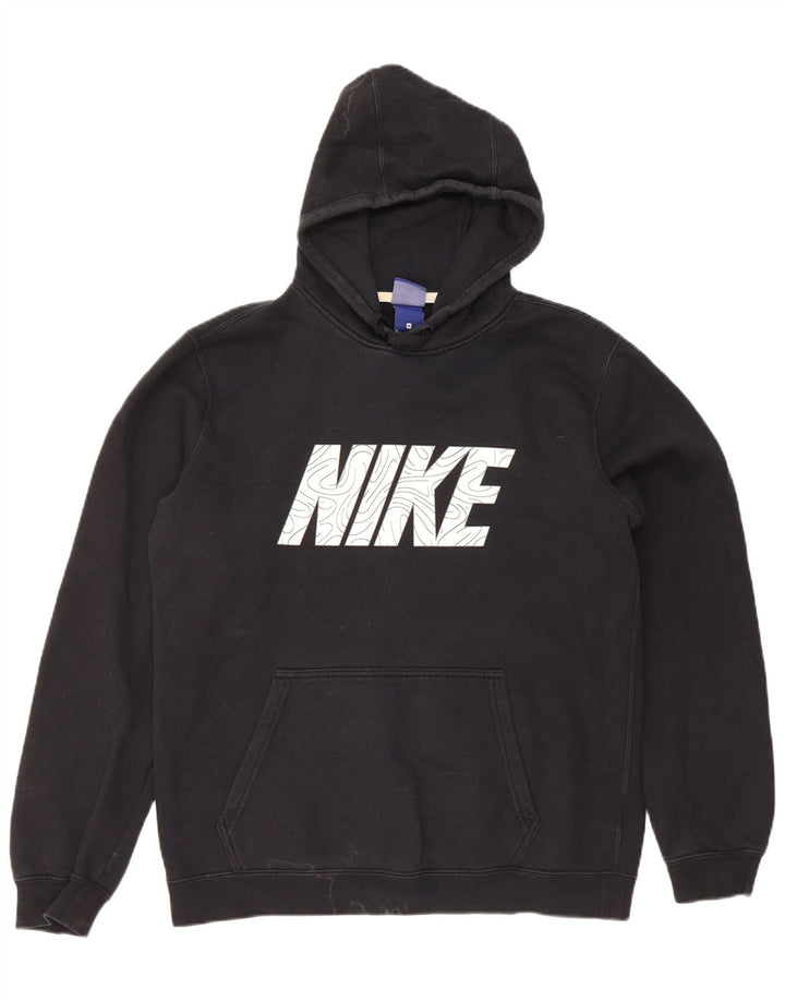 Nike muška majica s kapuljačom srednje veličine, crni pamuk