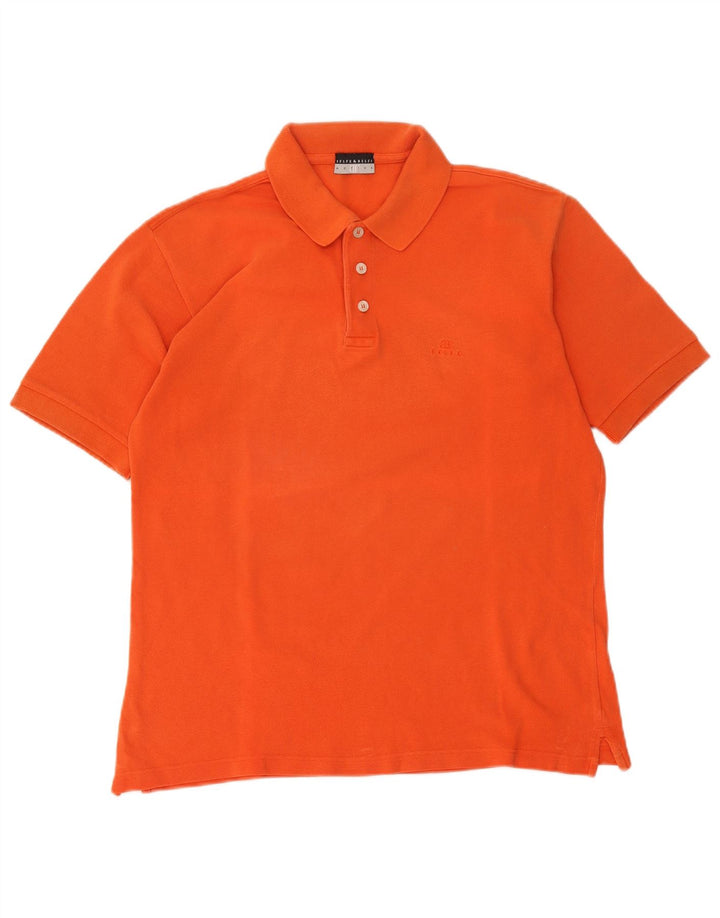 Belfe & muška polo majica srednje narančaste boje