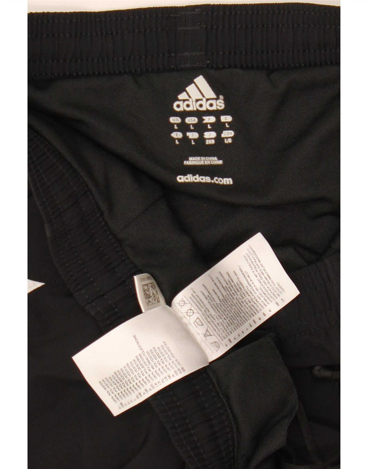 Adidas muške sportske kratke hlače Climalite, veliki crni poliester