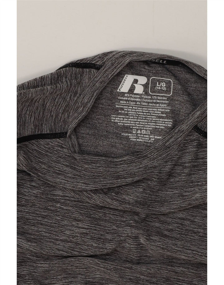 RUSSELL ATHLETIC Boys Dri-Power majica dugih rukava 10-11 godina velika siva