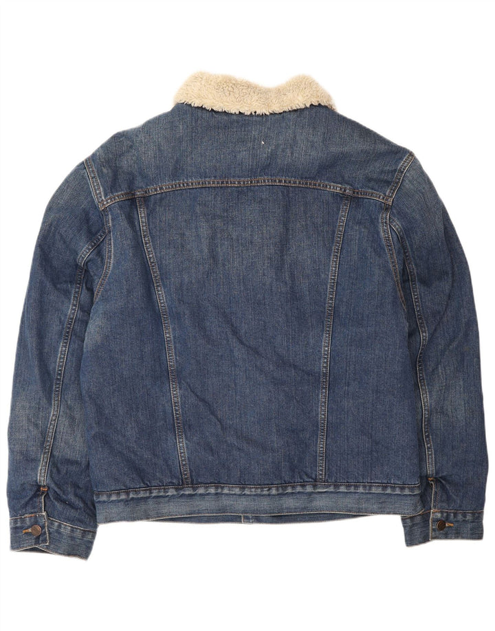 Wrangler muška traper traper jakna UK 40 Large Blue Cotton