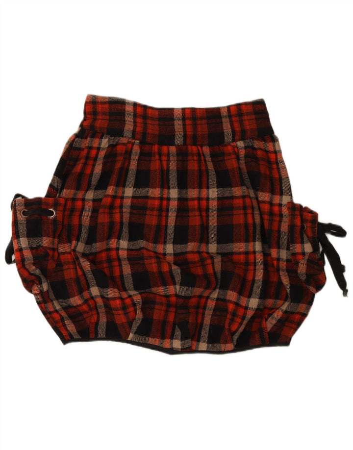 FORNARINA ženska suknja s mjehurićima velika W34 šarena karirana vuna