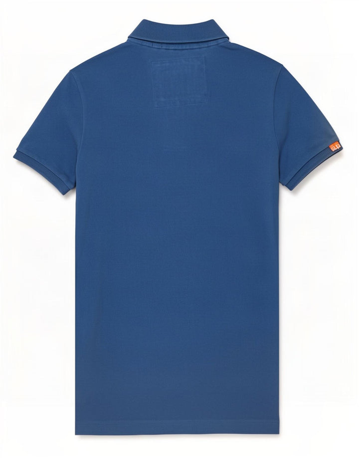 Superdry muška polo majica Mala plava pamučna