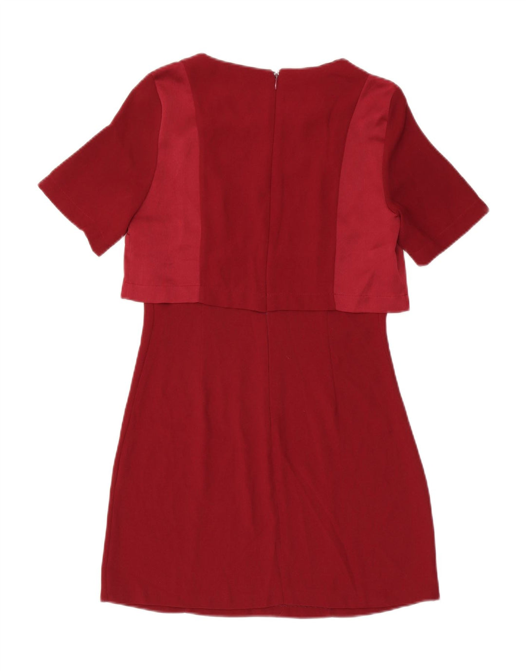 Topshop ženska duga haljina UK 10 Mala crvena poliester