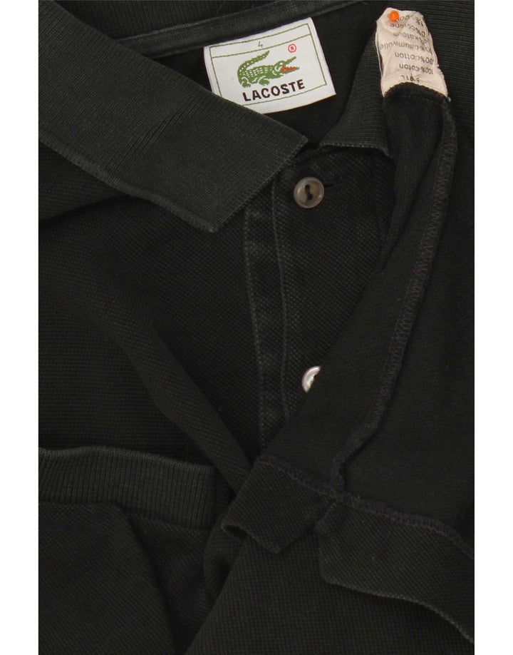 Lacoste muška polo majica veličine 4, srednje crni pamuk