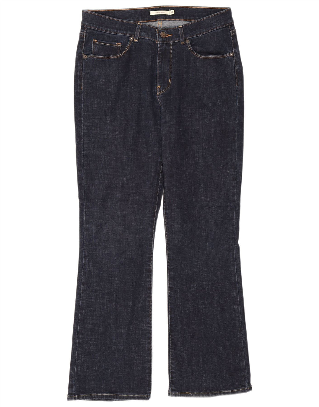 LEVI'S ženske traperice s klasičnim bootcutom US 10 Large W30 L30 tamnoplavi pamuk
