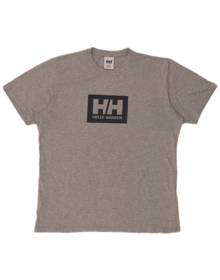 Helly Hansen muška grafička majica kratkih rukava XL sivi pamuk