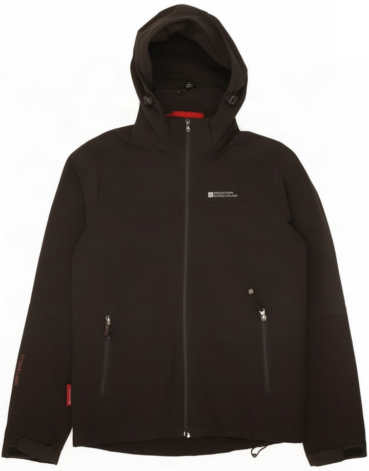 Muška vjetrovka s kapuljačom Mountain Warehouse UK 36 Mala crna