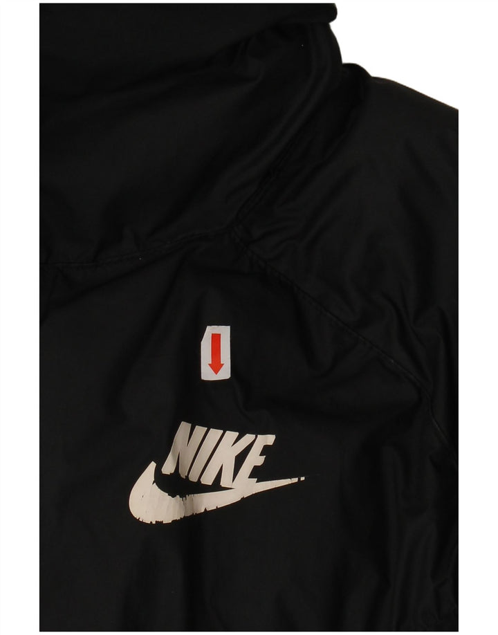 Nike ženska velika podstavljena jakna UK 10, mali crni poliester