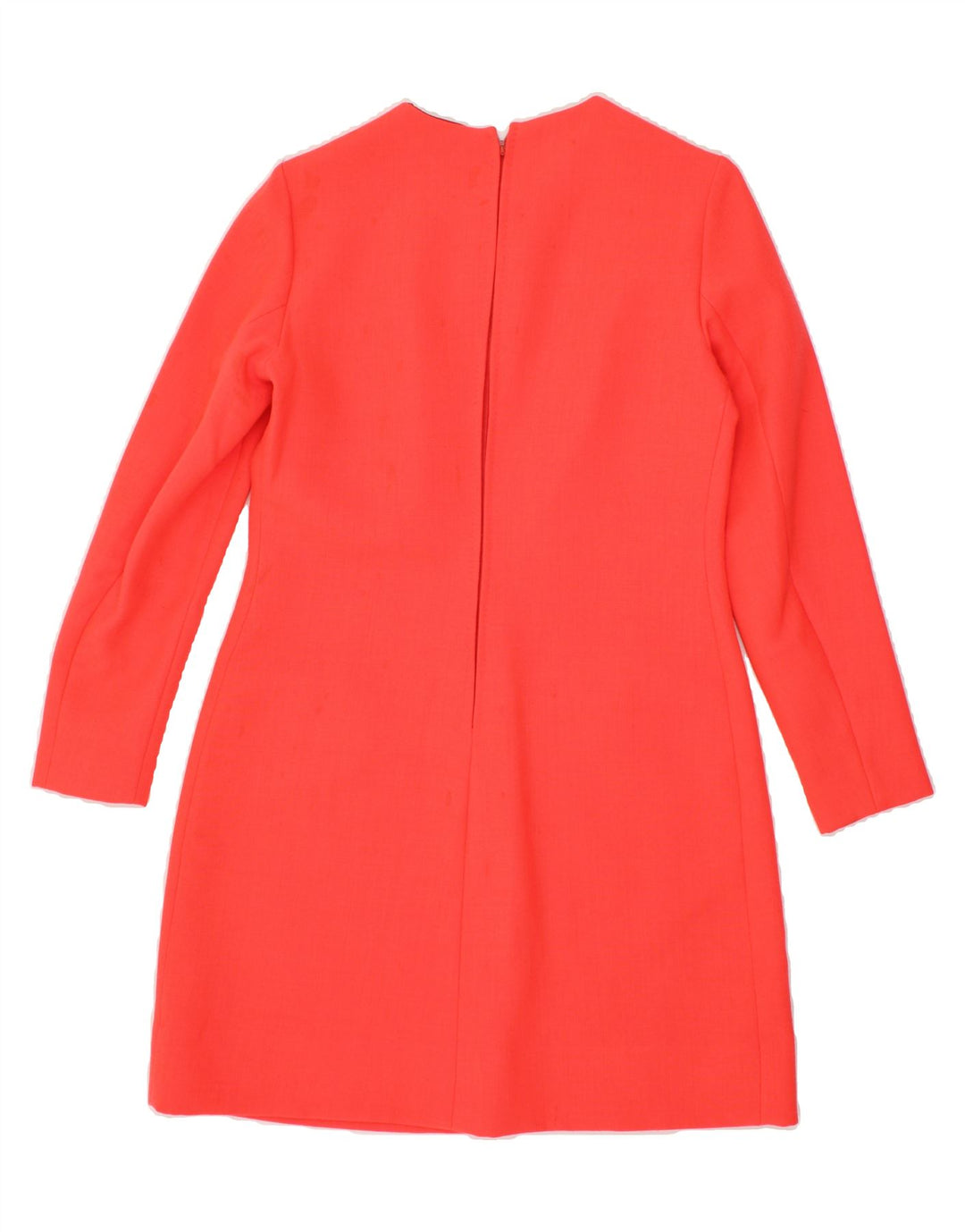 VINTAGE Womens Long Sleeve Sheath Dress IT 44 Medium Red Vintage Vintage and Second-Hand Vintage from Messina Hembry 