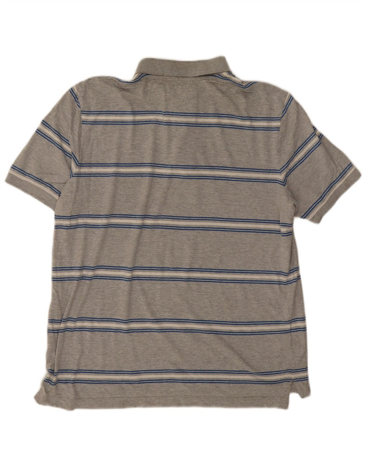Crew Clothing Muška polo majica Srednje siva pamuk na pruge