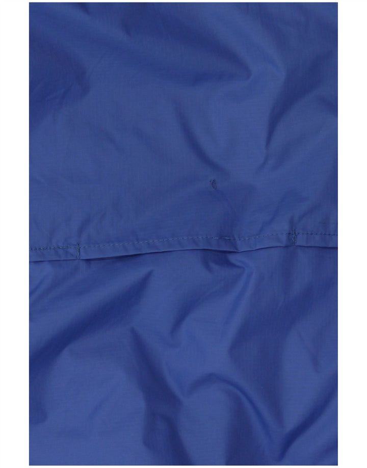 Plava poliamidna vjetrovka s kapuljačom K-Way za dječake 11-12 godina